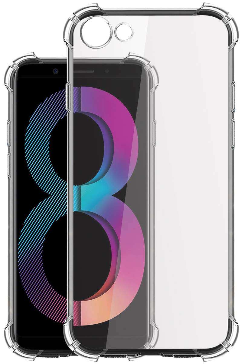 Jkobi Silicone Back Cover for Oppo A83 - Transparent 1