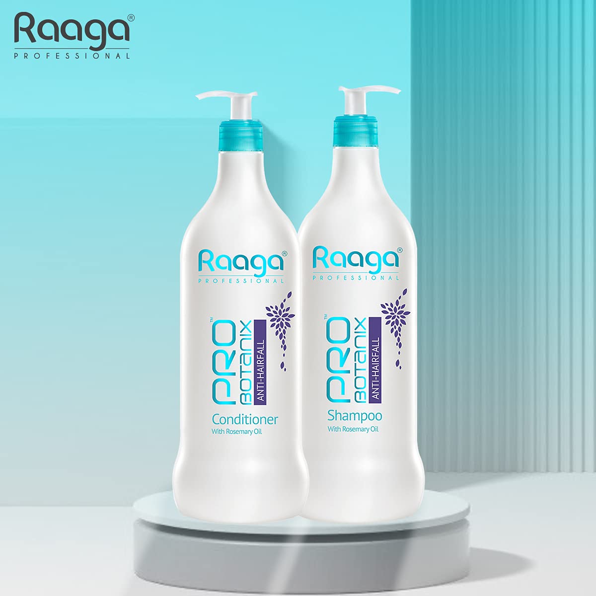 Raaga Professional Pro Botanix Anti-Hair Fall Conditioner, With Rosemary Oil, Prevents Hair Breakage, Imparts Hair Growth, For Men and Women, 1000 ml 5