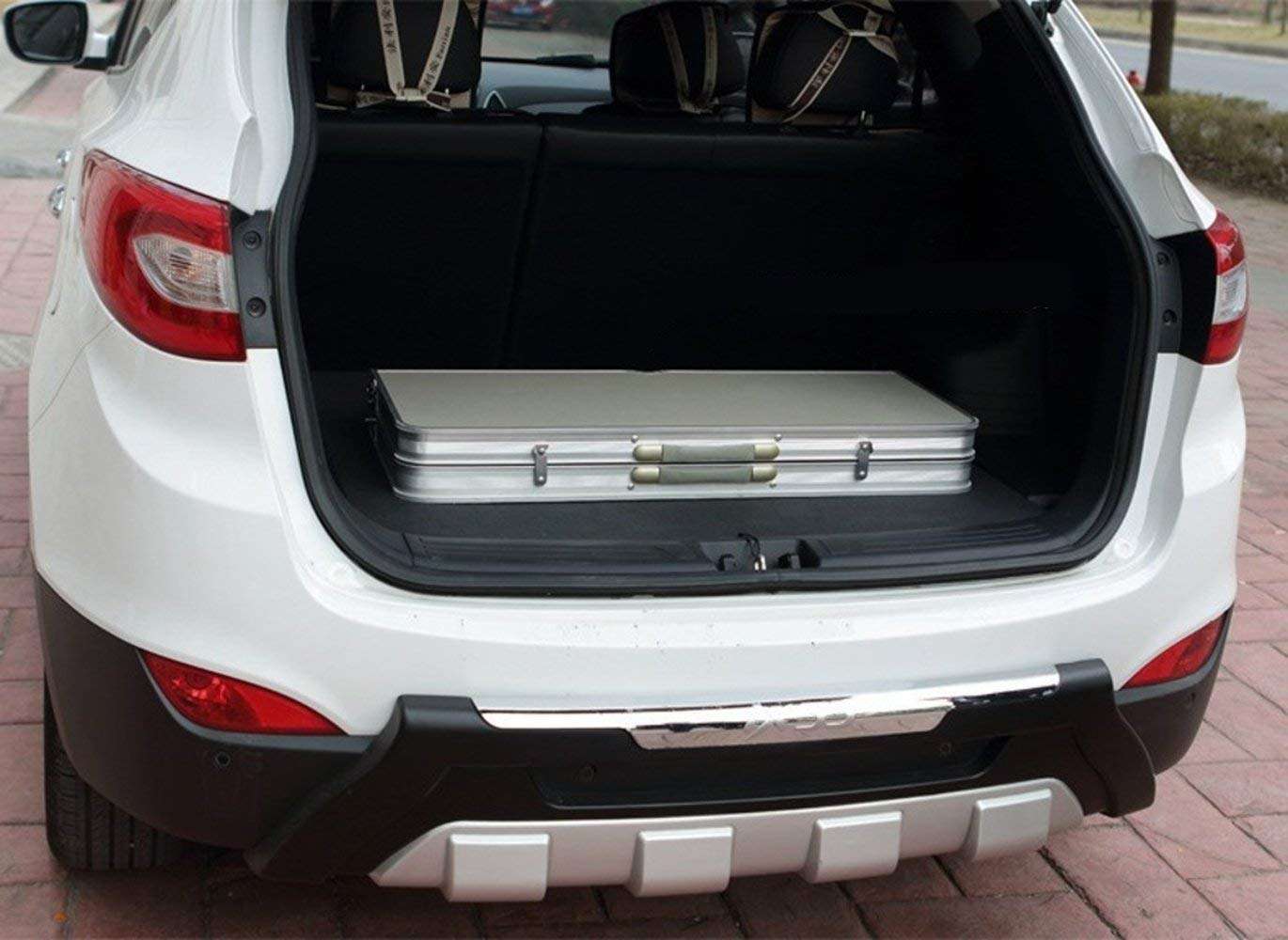 OBIXO Outdoor Aluminium Portable Folding Camp Suitcase Picnic Table with 4 Seats 6