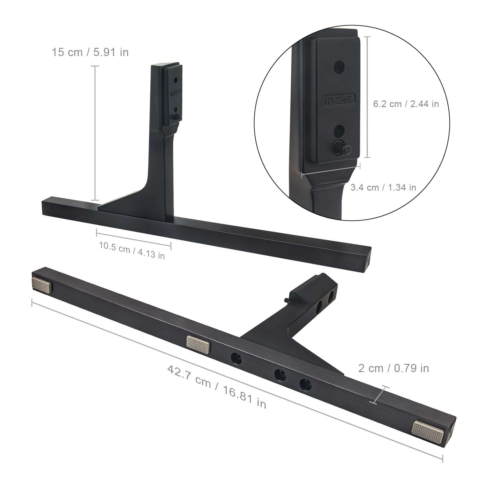 75A7N Replacement TV Stand Legs fit for Hisense 75" Class A7 Series LCD 4K TV and Hisense 85-Inch U8H Series 4K UHD Smart TV 85U8H 85E5N 85E5N-PRO 85U8H 5
