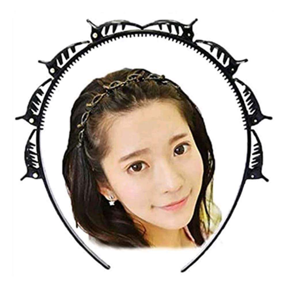 MANSTE ENTERPRISE Hair Styling Twist Plait Clip Front Hair Twister Headbands for Knitting (Pack of 1) 3