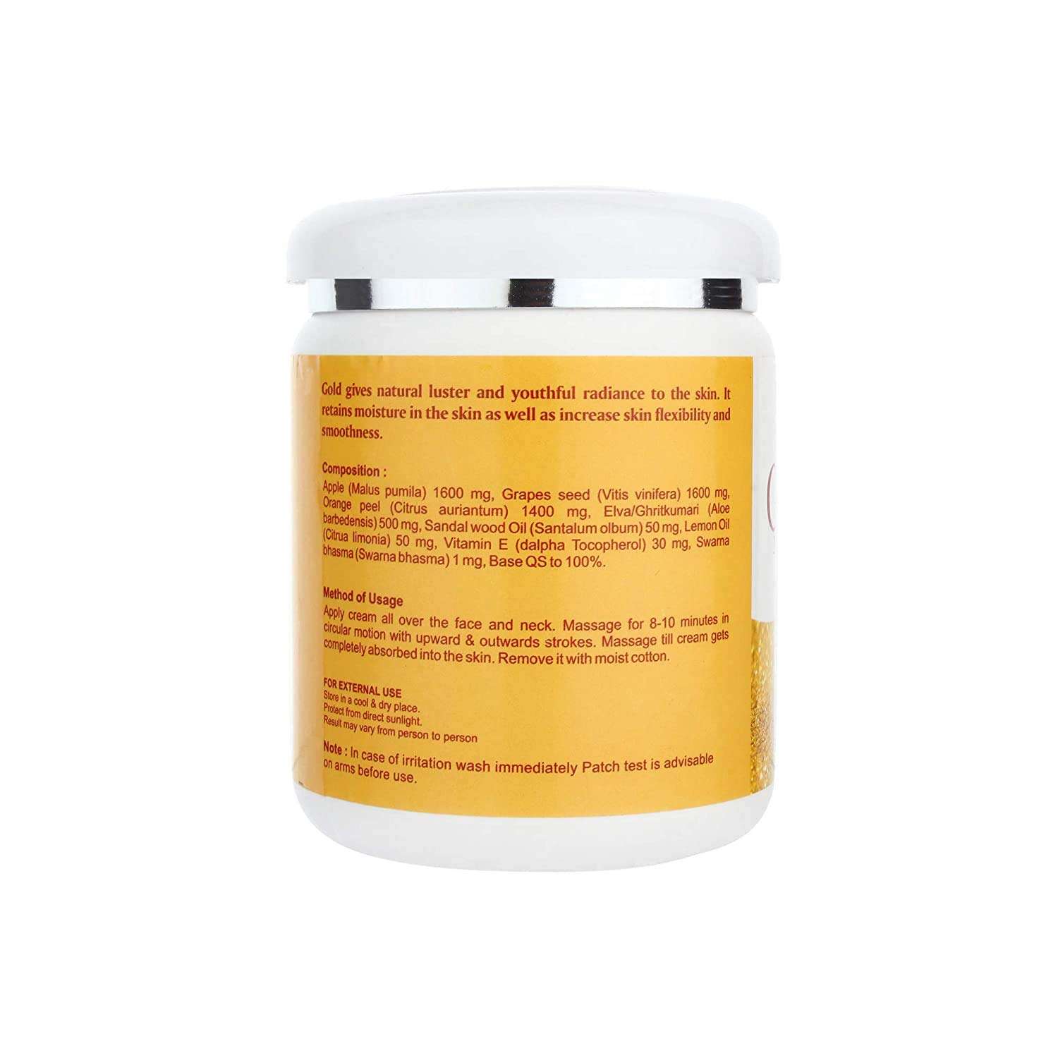 ESTAVITO Gold Massage Cream 500gm For Bright and Radiant Complexion. 3