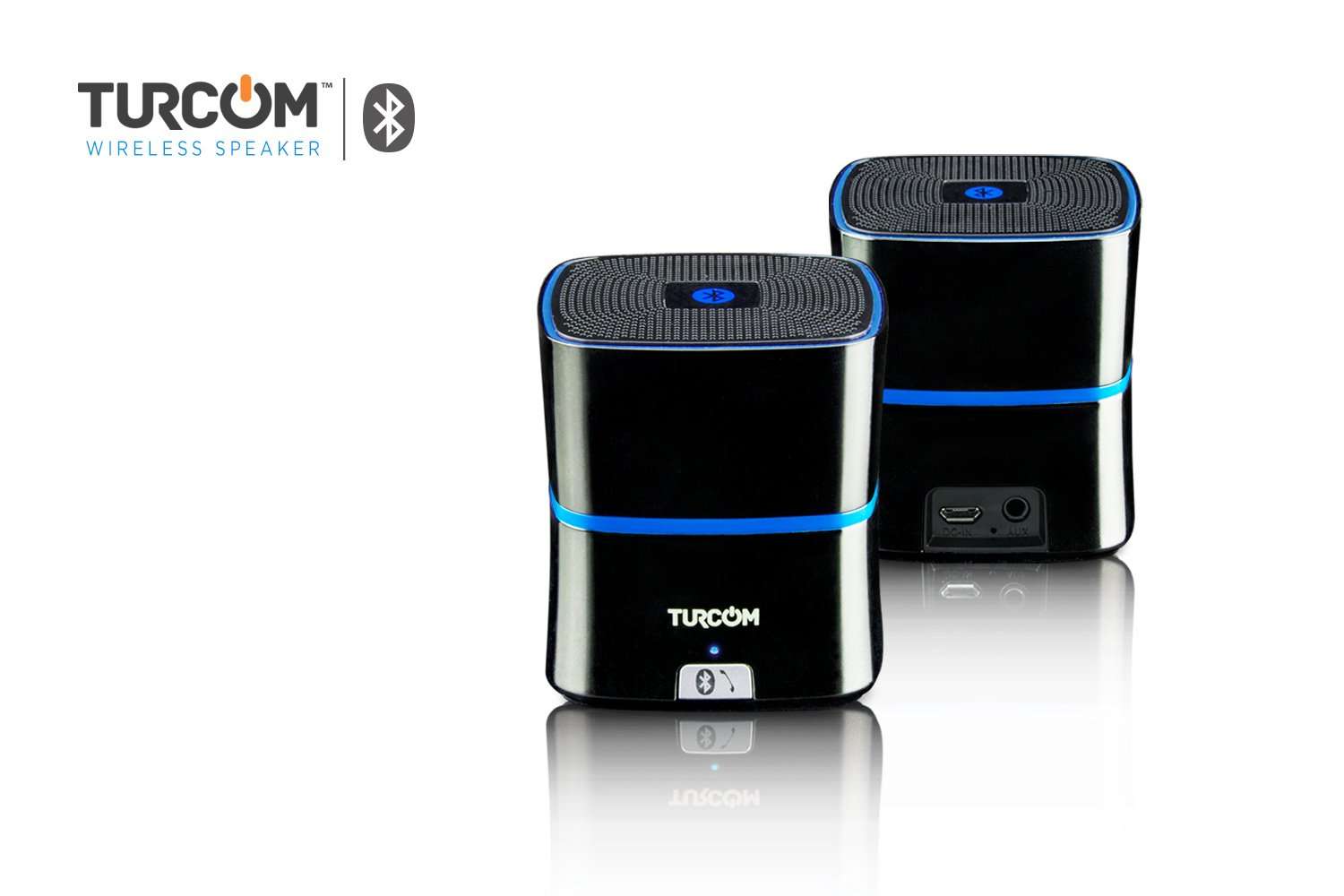 Turcom TS-450 5 Watt Power Enhanced Bass Portable Wireless Bluetooth Speaker, with Latest Bluetooth 4.0 Technology, 8-12 Hour Playtime, Rechargeable Lithium-Ion Battery, Built-in Digital Microphone, Premium Zinc Alloy Shell Speaker, Titanium Gray 6