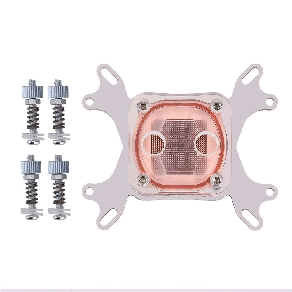 All-in-One Liquid CPU Cooler Kit, DIY 240mm Computer Cooler, CPU/GPU Block Pump Reservoir LED Fan Heat Sink Water Cooling Kit Accessories Water Chiller Desktop Liquid Cooling System 6