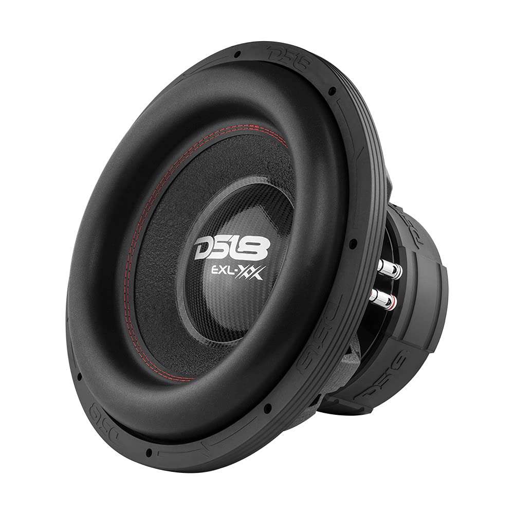 DS18 EXL-XX15.4DHE 15” High Excursion Car Subwoofer 4000 Watts Dual Voice Coil 4+4 Ohms (1 Speaker) 4