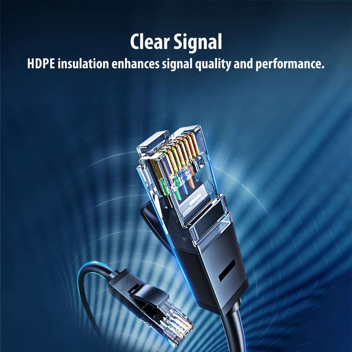 CP PLUS Heavy Duty Outdoor Cat6 UTP Cable 100 Meter | 4 Pair LAN Cable for CCTV & Network | high-density HDPE Insulation | PVC Jacket | High-Speed Data & Video Transmission | CP-EUT-6TSRD-100 4