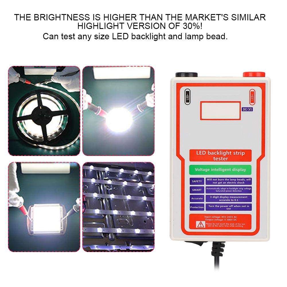 LED Tester, Free of Dismantling LED Light and LCD TV Backlight Tester, Voltage Test 0-300V Adaptive Voltage, No Electric Shock, for LCD TVs and Monitors(US) 5