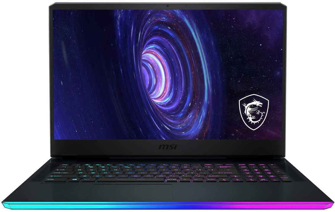 MSI GE76 Raider 17.3" FHD 144Hz Gaming Laptop - 11th Gen Intel Core i7-11800H up to 4.60GHz Processor, 16GB RAM, 4TB (2 x 2TB) NVMe SSD, GeForce RTX 3060 Graphics, Windows 11 Pro, Titanium Blue 1