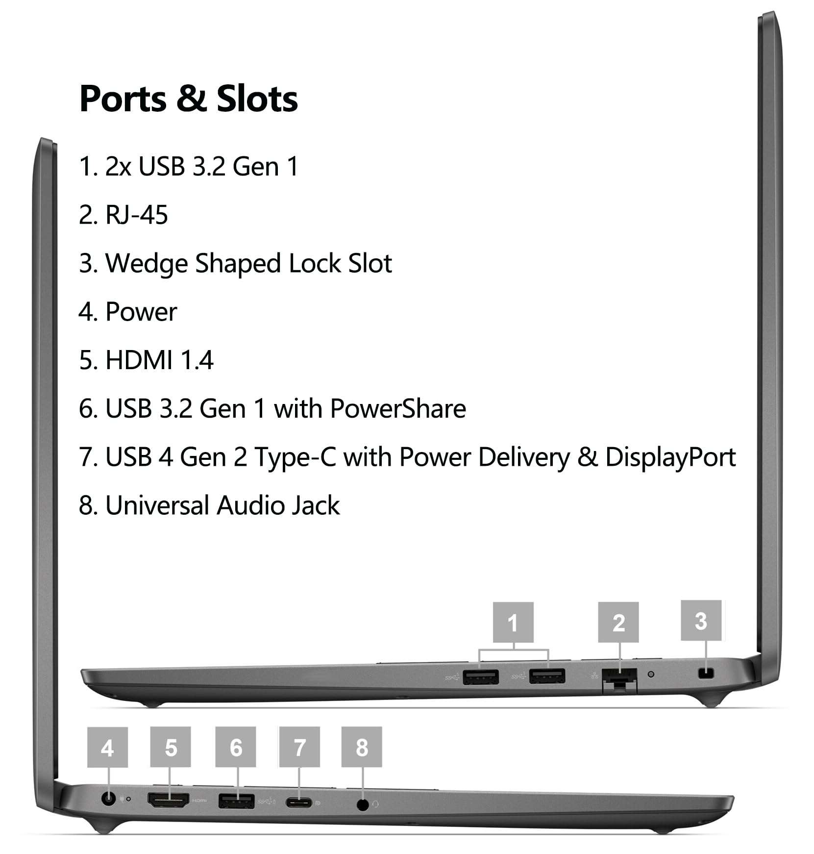 Dell Latitude 3550 Laptop Computer for Business and Work, Intel Core i5-1335U (Beat i7-1255U), 4GB DDR5 RAM, 512GB PCIe SSD, 15.6" FHD, WiFi 6E, Bluetooth, FHD Webcam, USB4 Type-C, Windows 11 Pro 4
