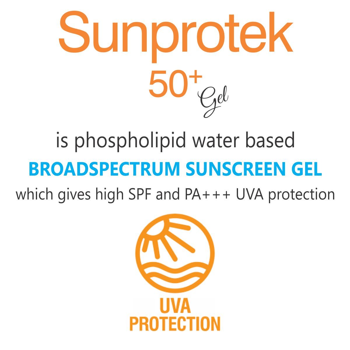 Salve Sunprotek SPF 50+ Broad Spectrum Sunscreen Gel with Nano Technology Protects Skin From Harmful UVA & UVB Rays, Non-Greasy Sun Shield Formula Matte Look For All Skin Types For Men & Women- 50 GM 4
