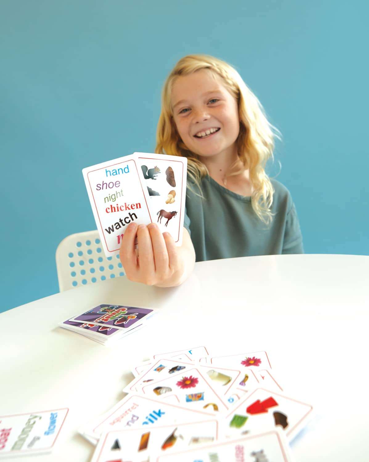 Blue Orange Super Genius Alphabet - Tabletop Card Game, Fun Flash Card Concentration Matching Game for Kids, Ages 3+, 1-6 Players, Teacher Approved, Learn Your ABCs Games 3