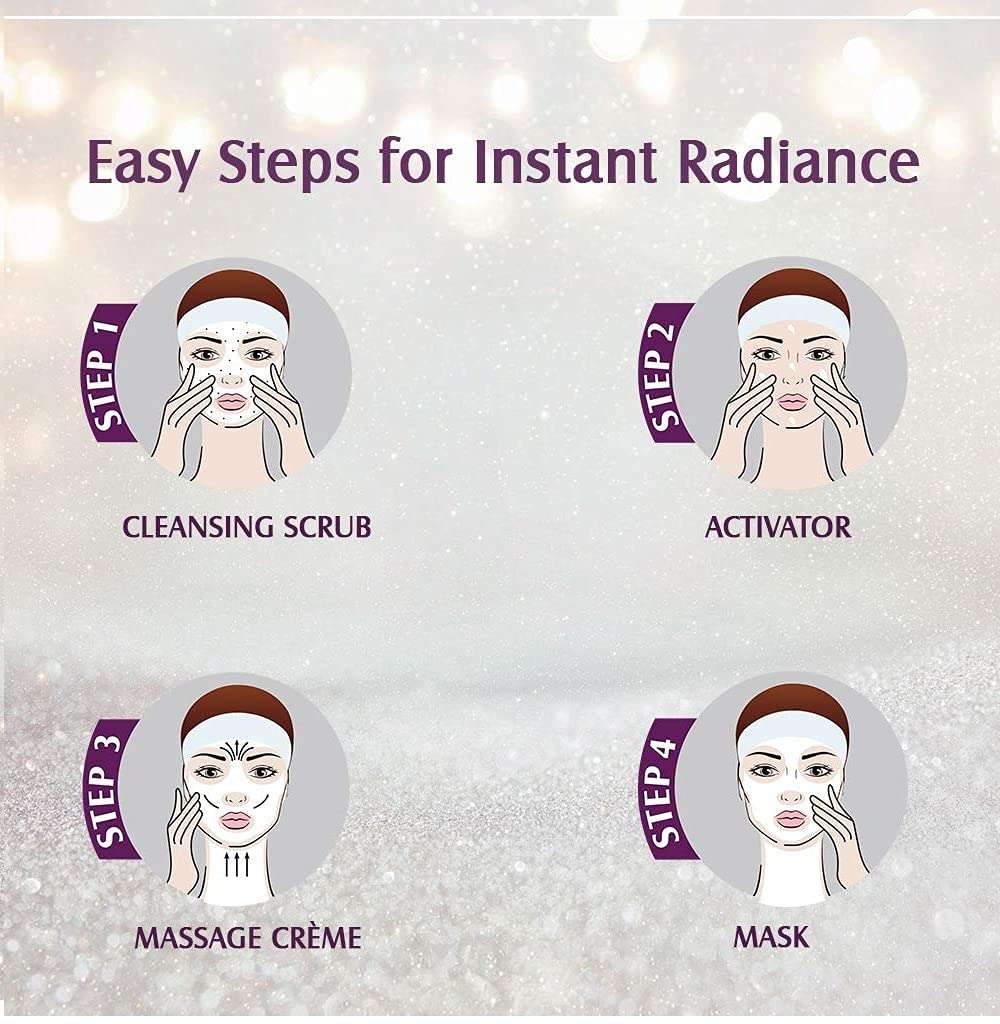 Klaron Herbals Gold Spa Anti Ageing & Lustrous Facial Kit (250 g + 30 ml) 6