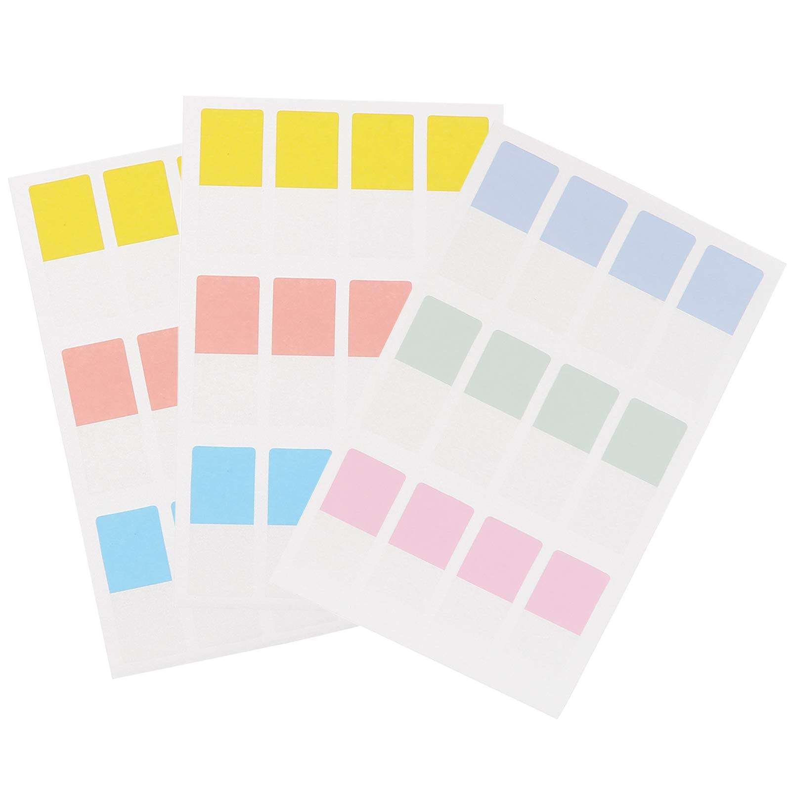 3 Sets Colorful Memo Sticker Fluorescent Film Memo Sticker Students Sticky Tabs 5