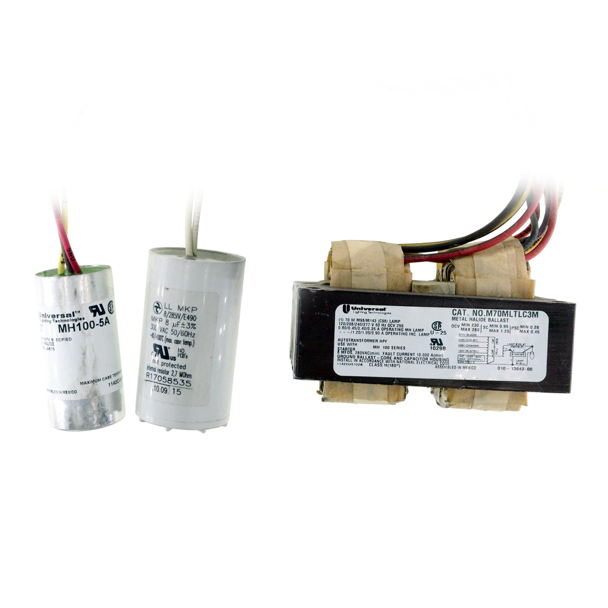 Universal Lighting Technologies M70MLTLC3M-522C Metal Halide MH Ballast, 70W M98, 120/208/240/277V 2