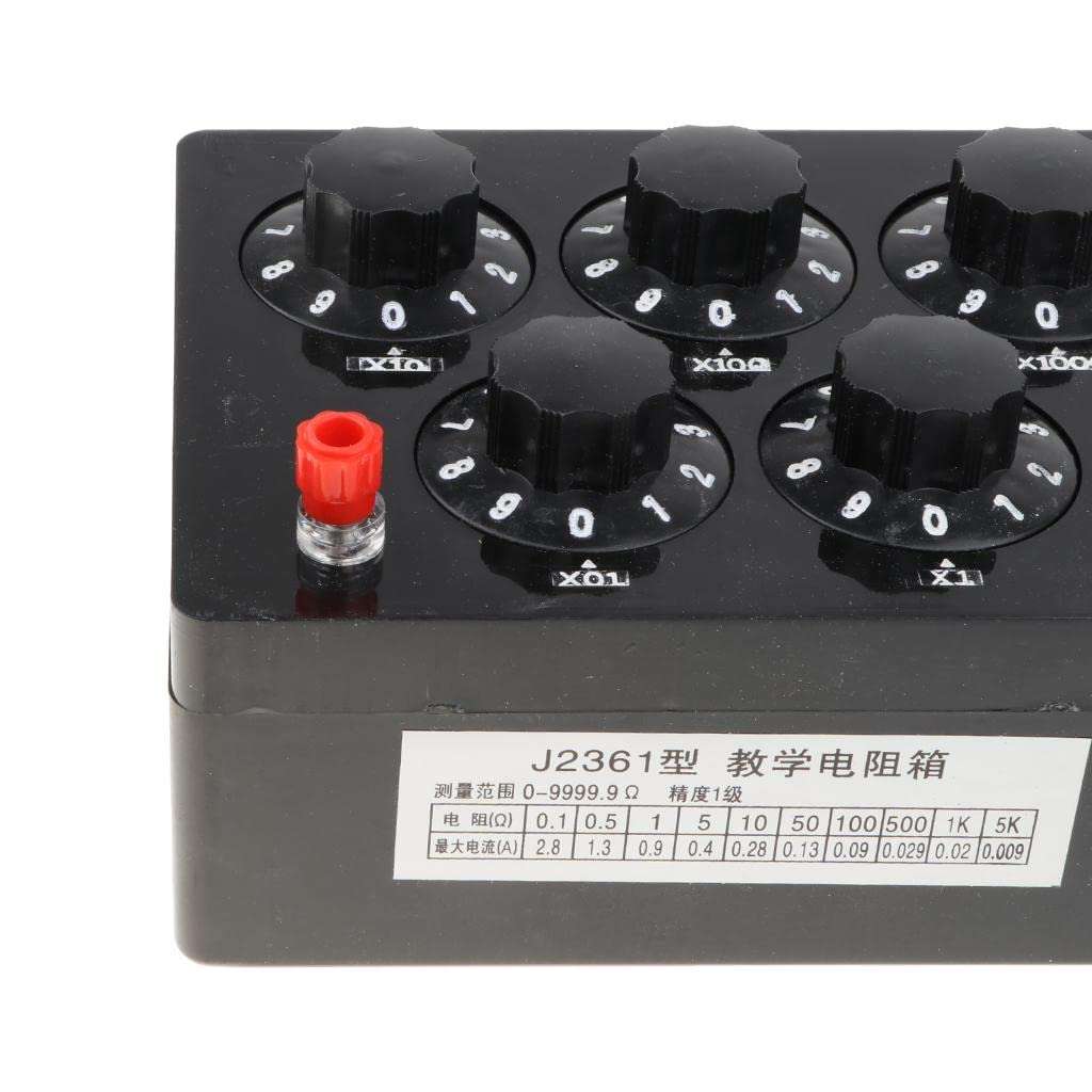 CALANDIS Variable Decade Resistor Resistance Box 0-9999.9 Ohm Kids Physics Educational Tool 6