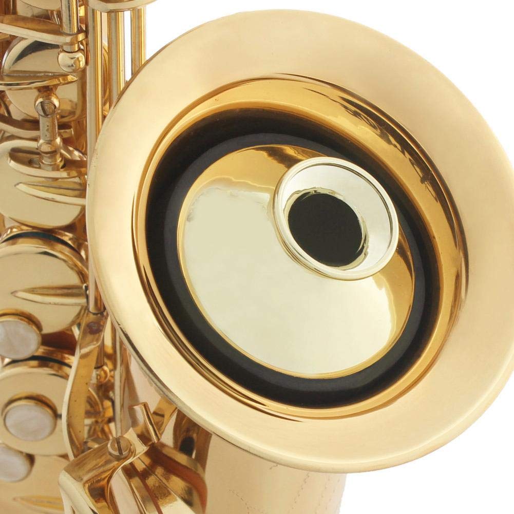 Bnineteenteam Saxophone Kits 4 in 1 Mute Pads Brush Cleaning Cloth Accessories for Alto Saxophone 3