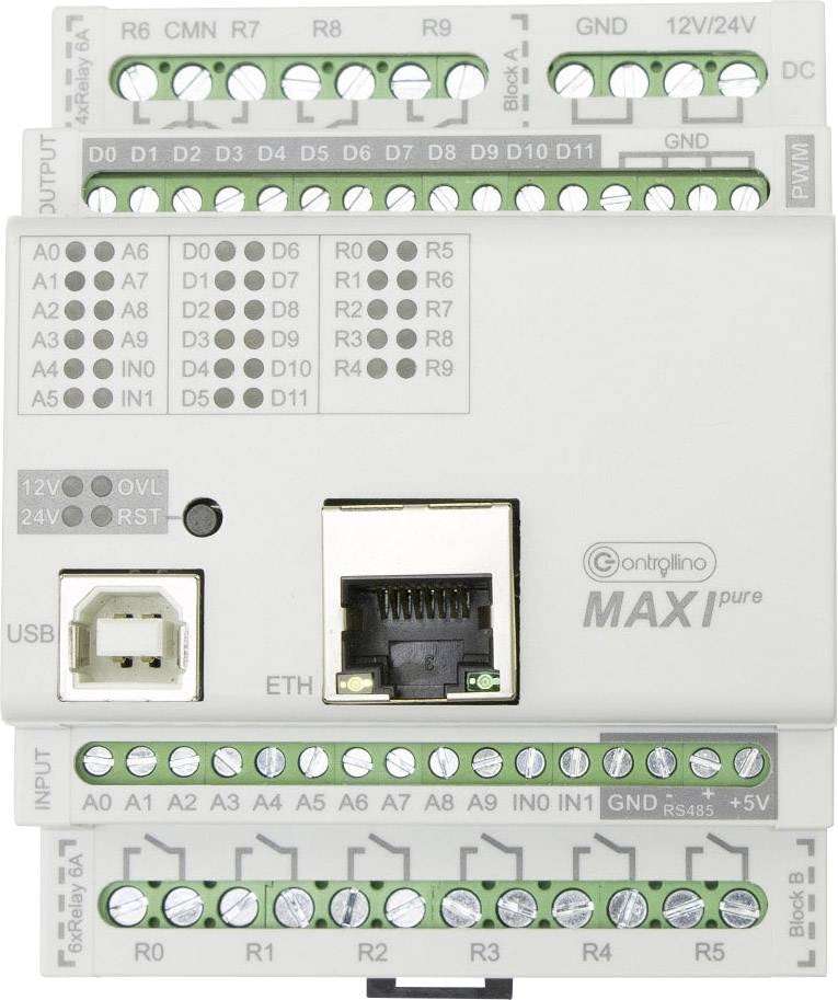 100-100-10 - Controllino Maxi Pure PLC Compatible with Arduino 3