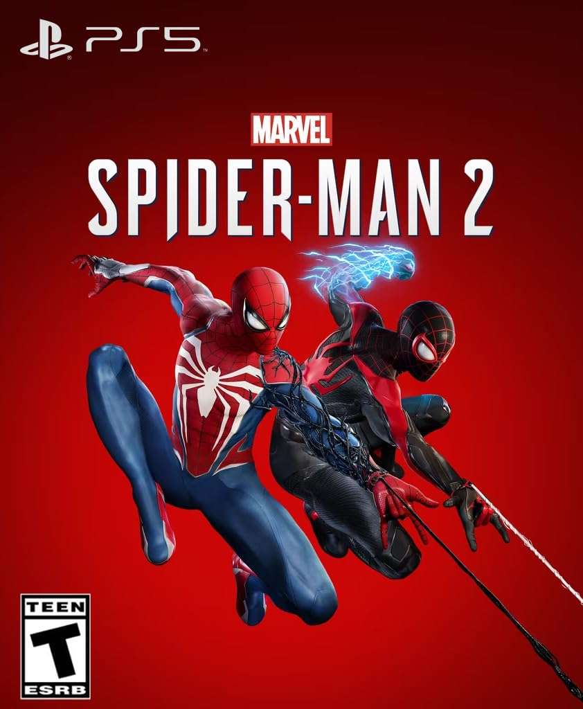 2023 New PlayStation 5 Slim Upgraded 2TB Disc Edition Marvel Spider-Man 2 Bundle - White, Slim PS5 2TB PCIe SSD Gaming Console [video game] [video game] [video game] [video game] [video game] [video game] [video game] 2