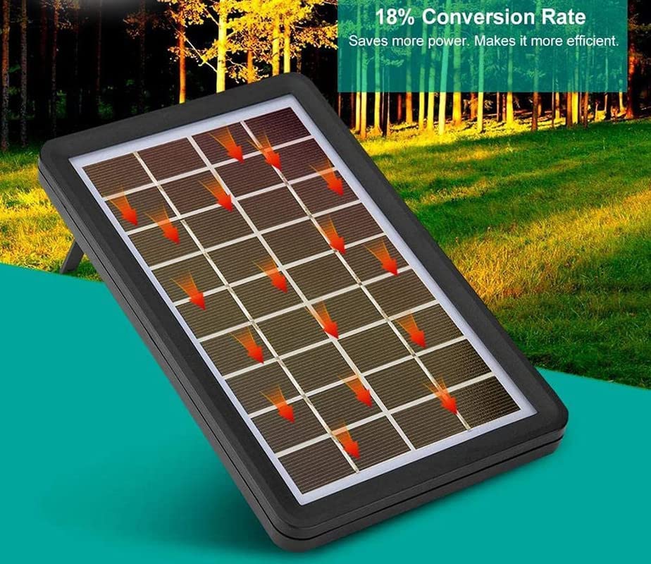 Vichaxan Portable Solar Panel 9V 3W Solar Board Waterproof 93% Light Transmittance Poly Silicon Solar Cell 9 Volt Monocrystalline Solar Panel 4