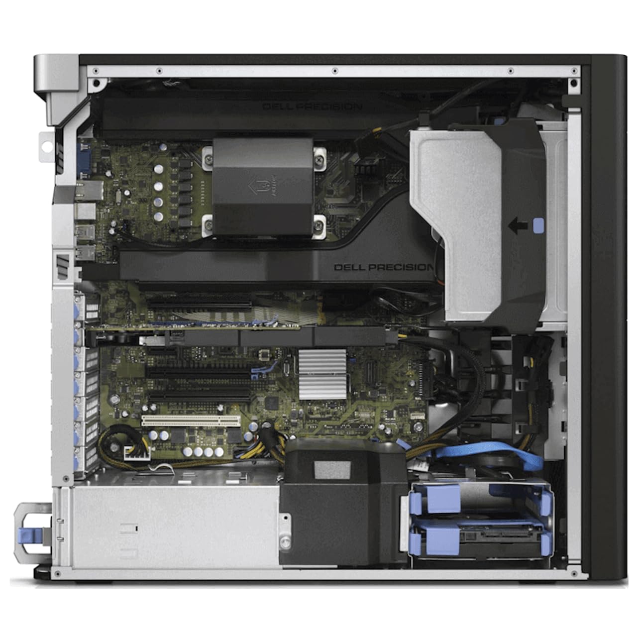 Dell Precision T5810 Mid-Tower Workstation - Intel Xeon E5-2697 v3 2.6GHz 14 Core Processor, 16GB DDR4 Memory, 256GB NVMe SSD, 4TB HDD, Nvidia Quadro K5200 Graphics Card, Windows 10 Pro. (Renewed) 3