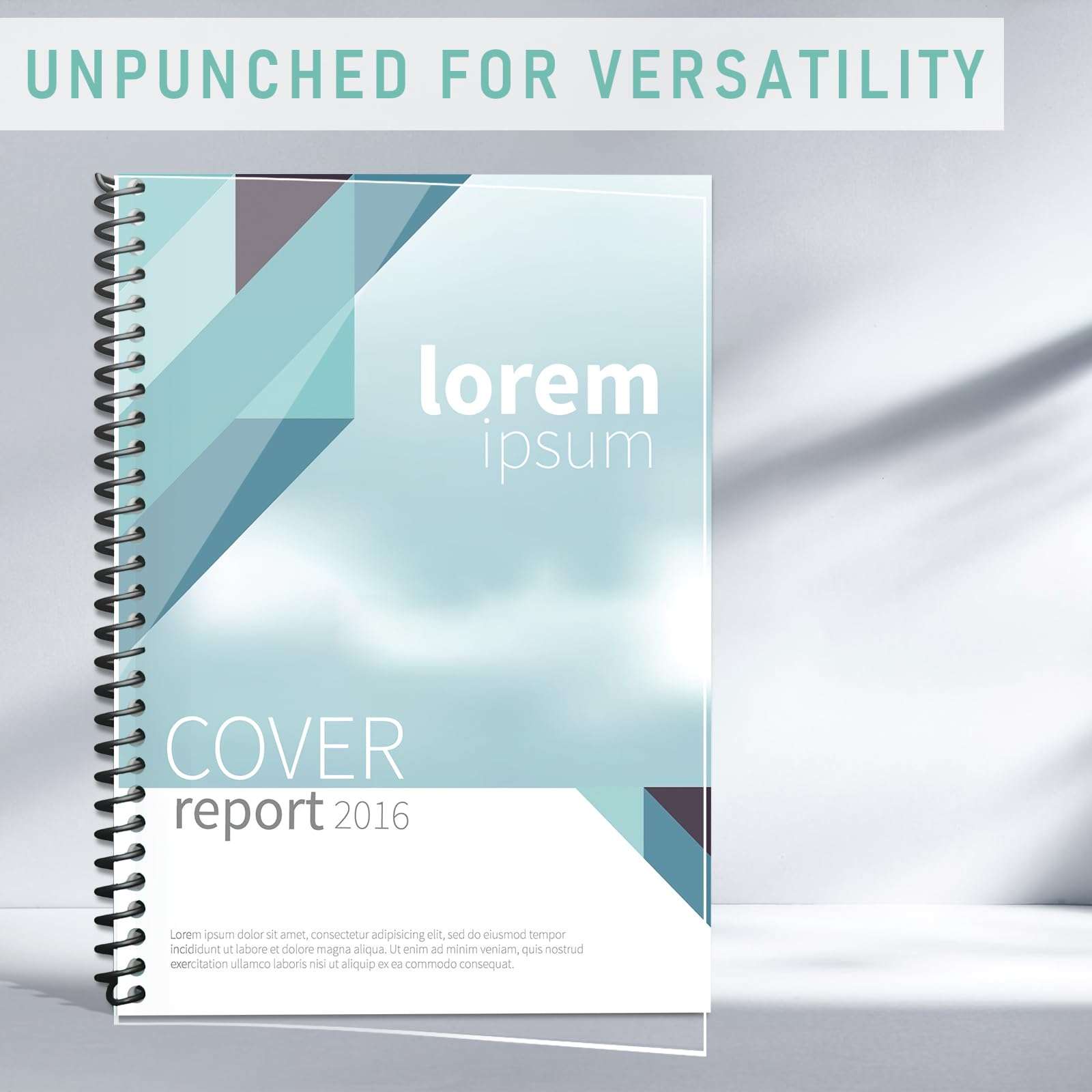 8 Mil PVC Binding Presentation Covers, COIDEA Clear Report Covers for Binding, Book Covers Presentation Document Binding for School Business, 8-1/2 x 11 Inches, Letter Size,50 Pack 5