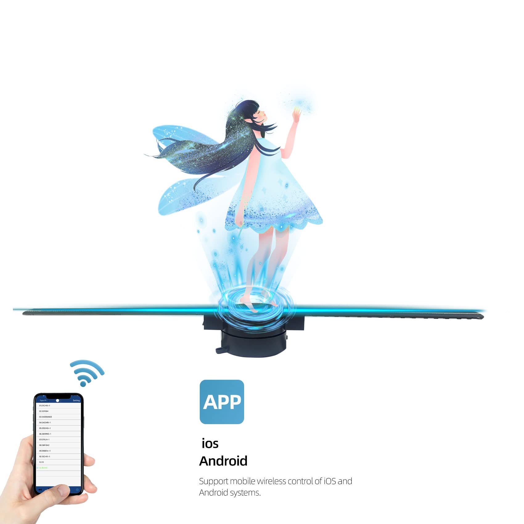3D Hologram Fan 3