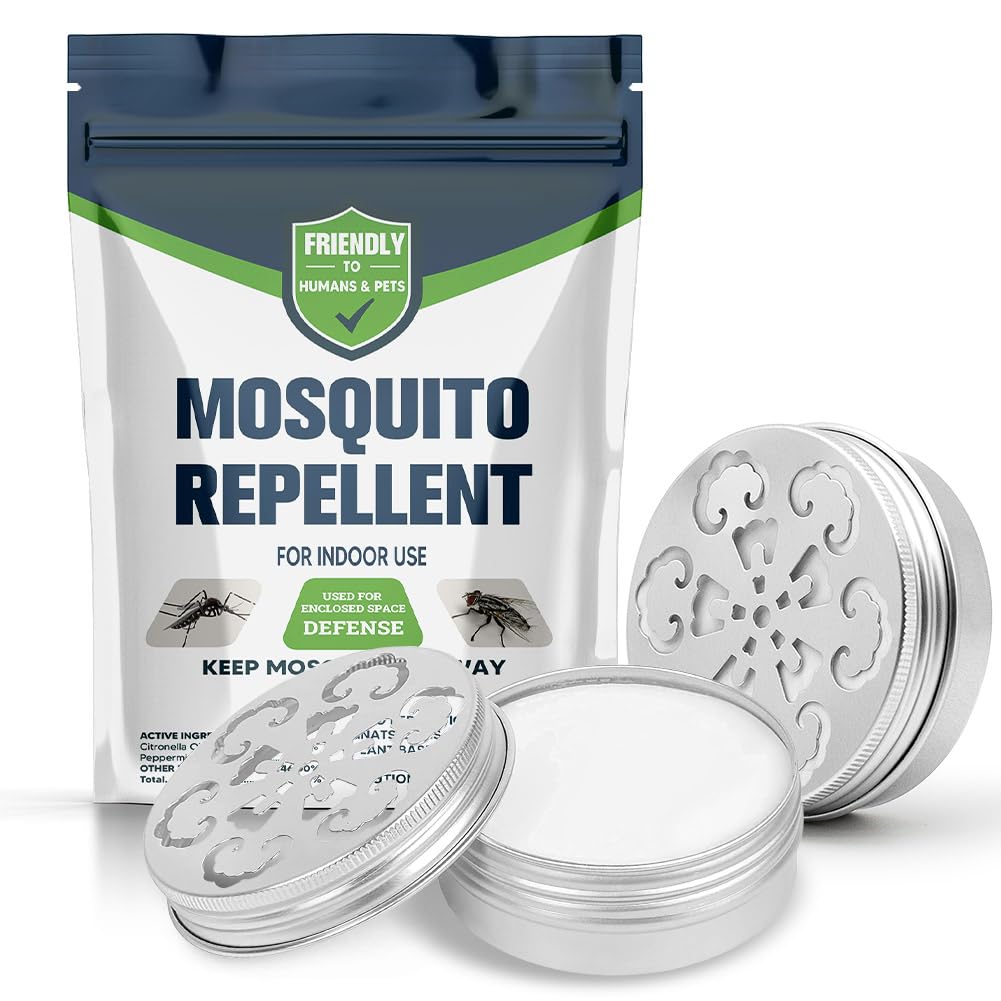 NCOPDFF Mosquito Repellent Outdoor Patio, Mosquitoes Deterrent for Yard,Mosquito Repellent Indoor, Outdoor Mosquito Control, Keep Mosquito Away,Plant Based Ingredients,Great for Room/Travel/Camping-2P 1