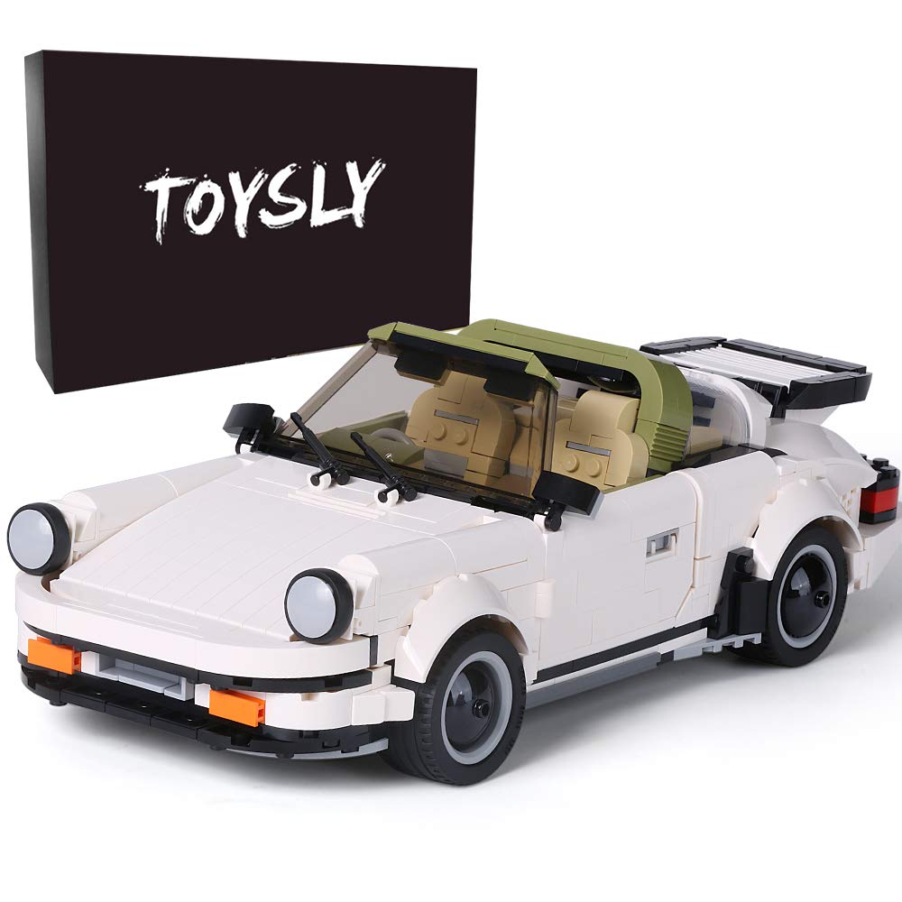 TOYSLY Mini Sports Car MOC Building Blocks and Construction Toy, Adult Collectible Model Cars Set to Build, 1:14 Scale Race Car Model (882 Pcs) 1