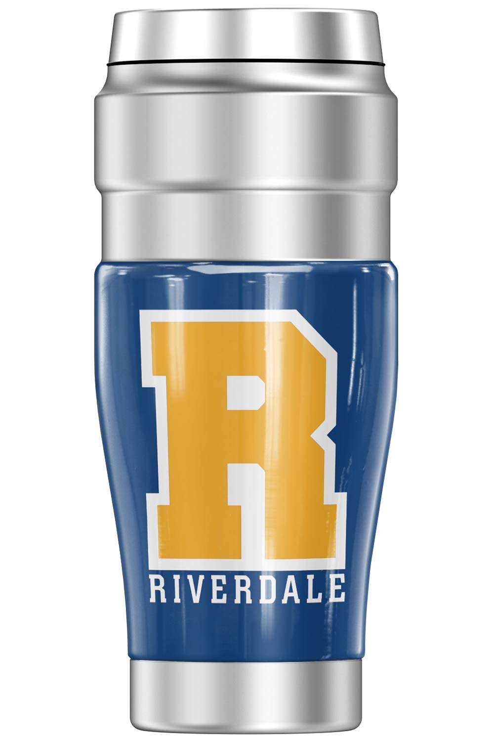 Riverdale Varsity Letter THERMOS STAINLESS KING Stainless Steel Travel Tumbler, Vacuum insulated & Double Wall, 16oz 3