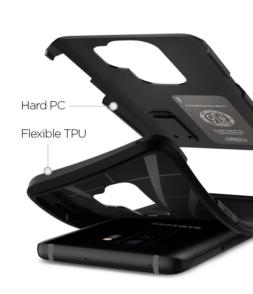 Spigen Tough Armor Designed for Samsung Galaxy S9 Plus Case (2018) - Black 2