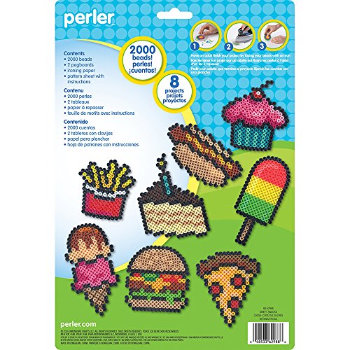 Perler Beads 'Sweet Snacks' Fuse Bead Activity Kit for Kids Crafts, 2003 pcs 2