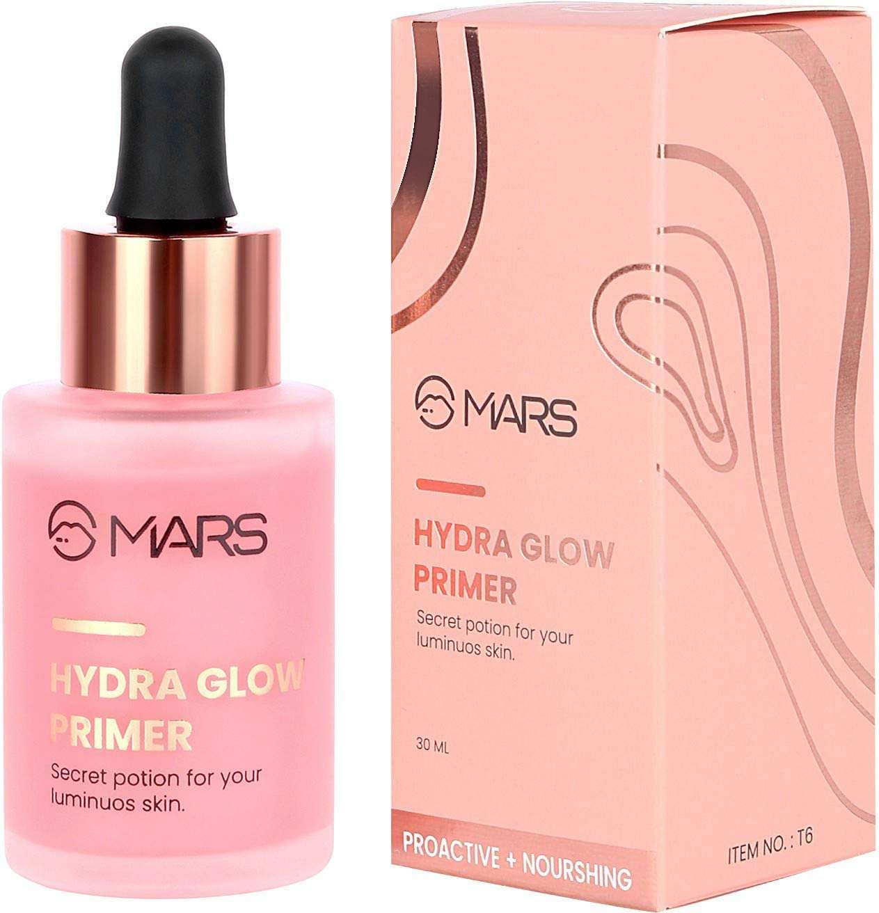 Ars Hydra Glow Primer For Women Proactive, Nourshing Base For Makeup All Skin Type T6 30Ml (Pack Of 1). 3