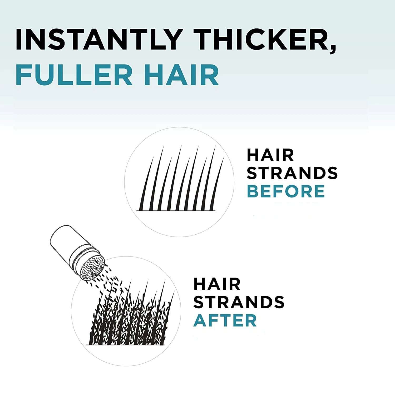 Stylazo Hair Building Fibers Refill Pack 110 grams Hair loss Concealer For Thicker And Fuller Hairs (Dark-Brown) 3