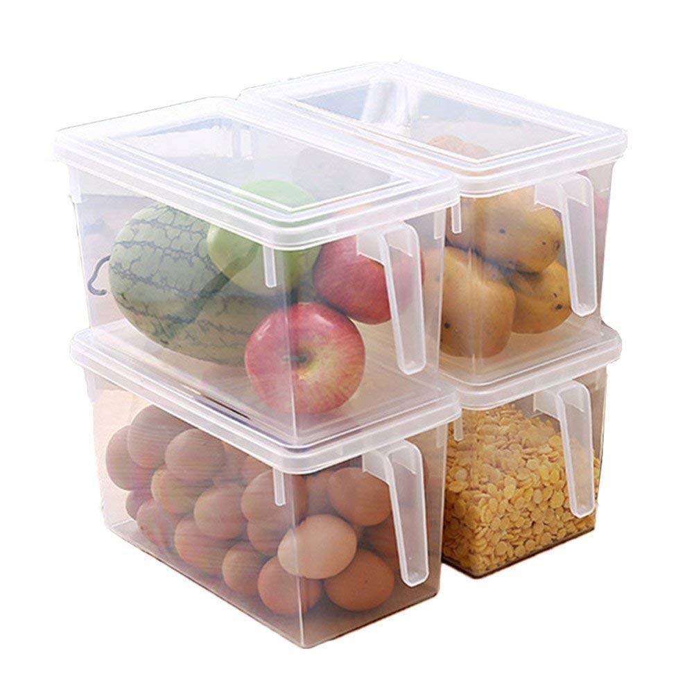 GION Fridge Storage Boxes Organizer Case Fridge Food Fish, Meat, Vegetables, Fruits Storage Containers (1Set) 3
