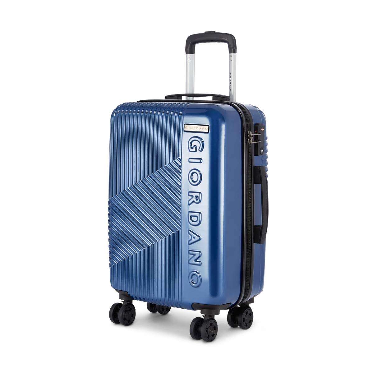 Giordano Polycarbonate Hardsided Cabin Luggage (20" / Blue) 3