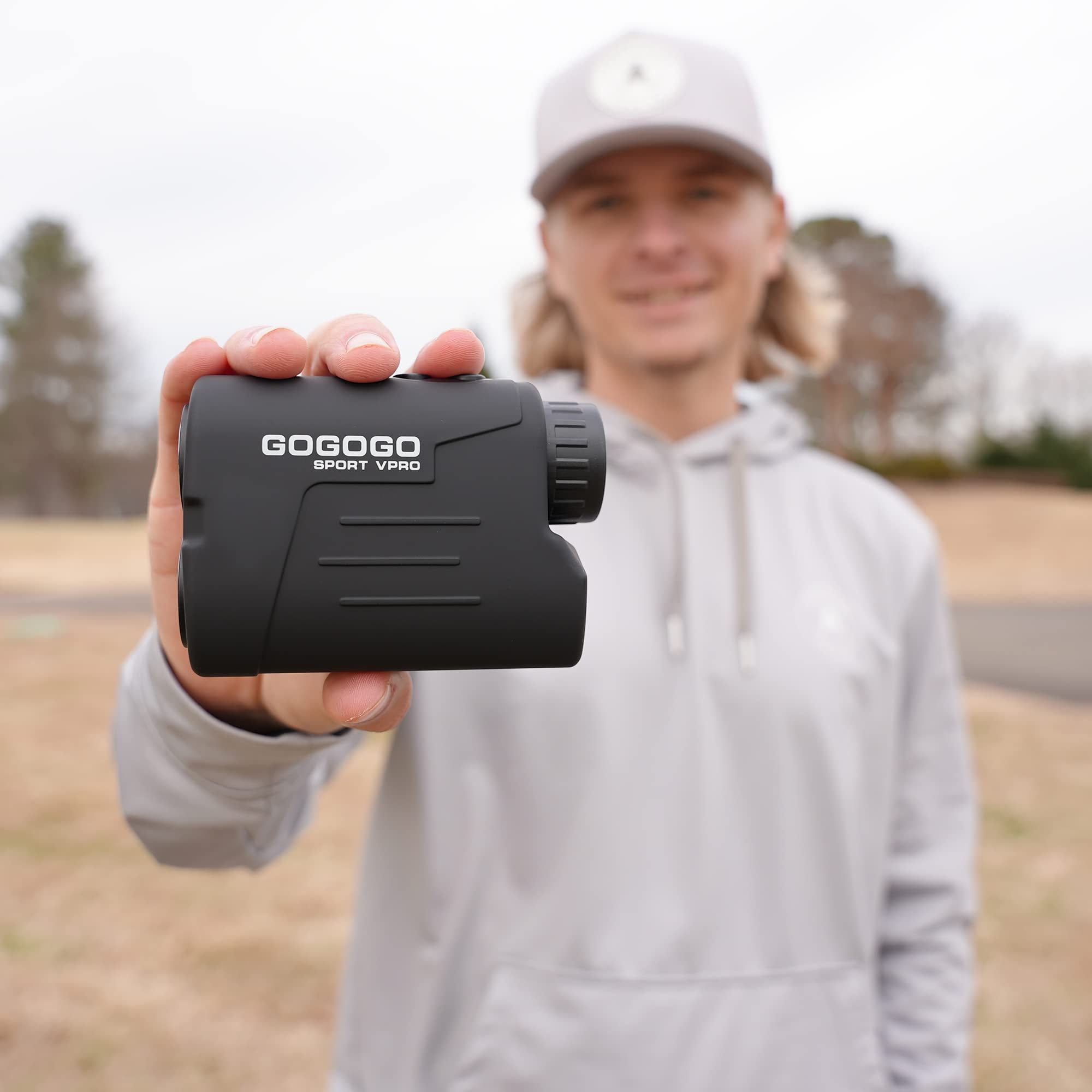 Gogogo Sport Vpro GS03 Laser Golf/Hunting Rangefinder, 1000/1200 Yards Laser Range Finder with 6X Magnification Ultra-Clear View, Lightweight, Slope, Pin-Seeker & Flag-Lock & Vibration (GS03-900) 6