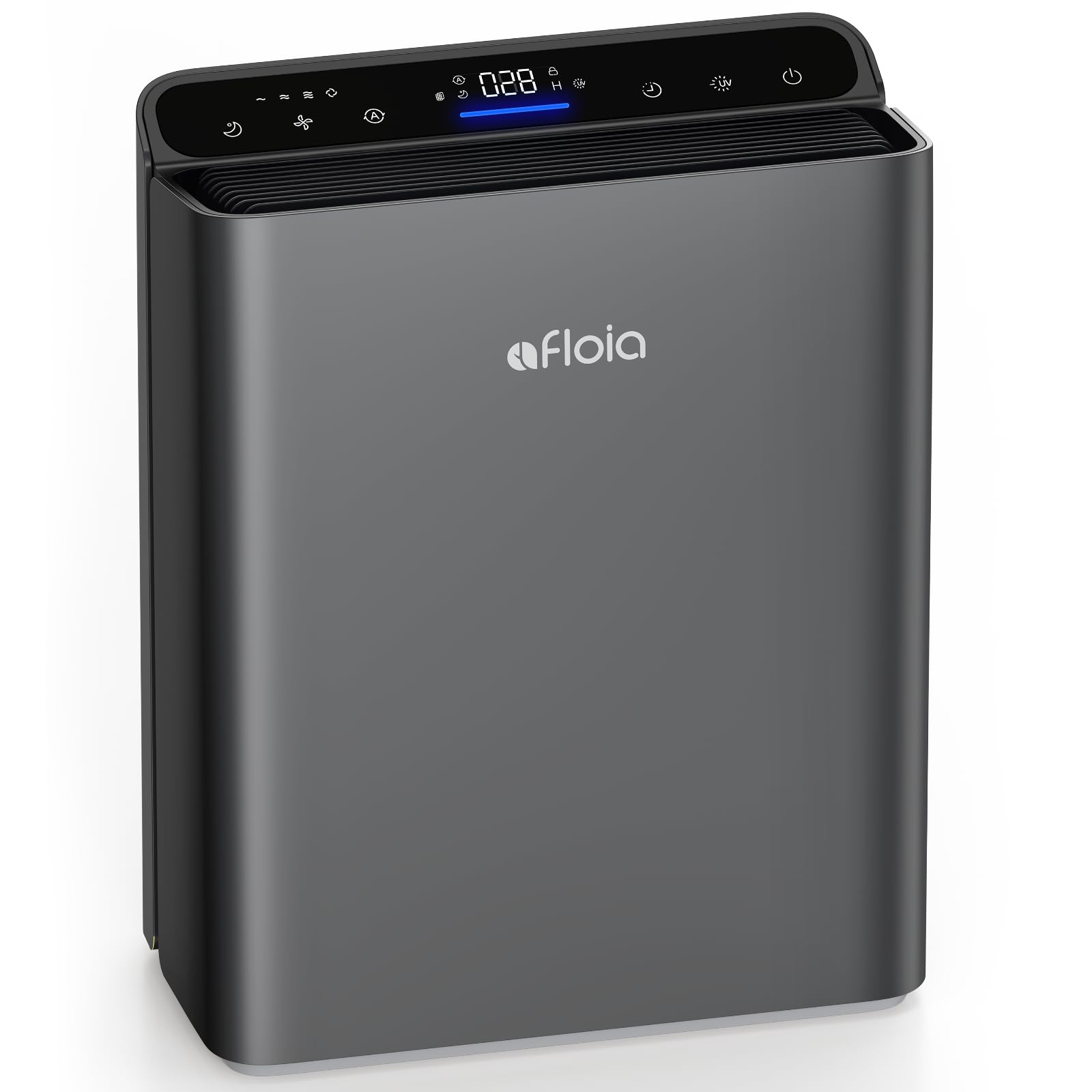 Afloia Air Purifiers for Bedroom - Air Purifiers for Home Large Room Up to 1280Ft², 3-Stage Filter with Laser Air Quality Sensor for Pets Hair Dander Pollen Allergies Dust Mold Odor Smoke, Grey 1