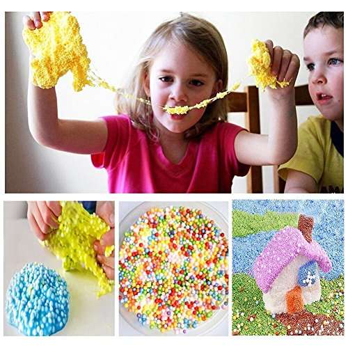 DECORA 80000 Pieces Foam Balls Slime Supplies Colorful Foam Beads 2-3mm for Kids Art Homemade Slime, Wedding and Party Decorations Aj083s1p1 6