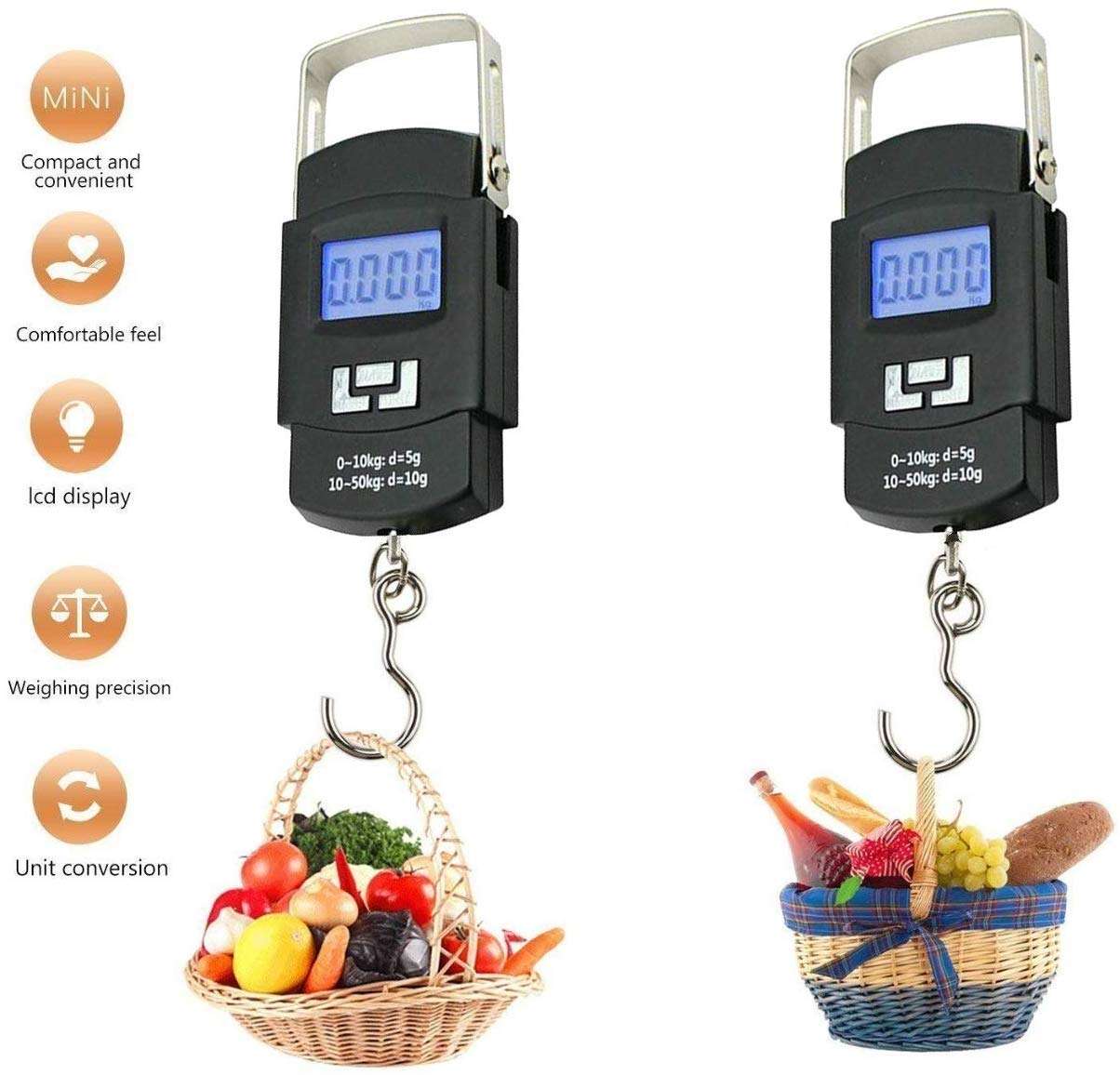 Stuffzone WH-A08 Mini Plastic Digital Kitchen Scale (Assorted Color) 4