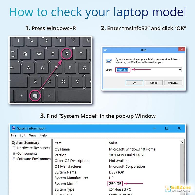 SellZone Laptop Battery Compatible for HP 15 N203TX Laptop 3