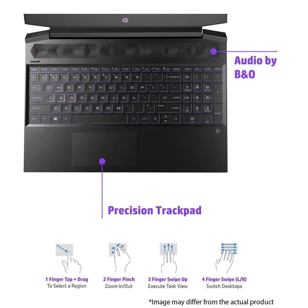 HP 15-ec0043ax Pavilion Gaming 15.6 inch FHD Laptop (AMD Ryzen 5 3550H/8 GB/1 TB HDD + 256 GB SSD/4 GB Nvidia GTX1650 Graphics/Windows 10/MSO/FHD)(15.6 inch) 4