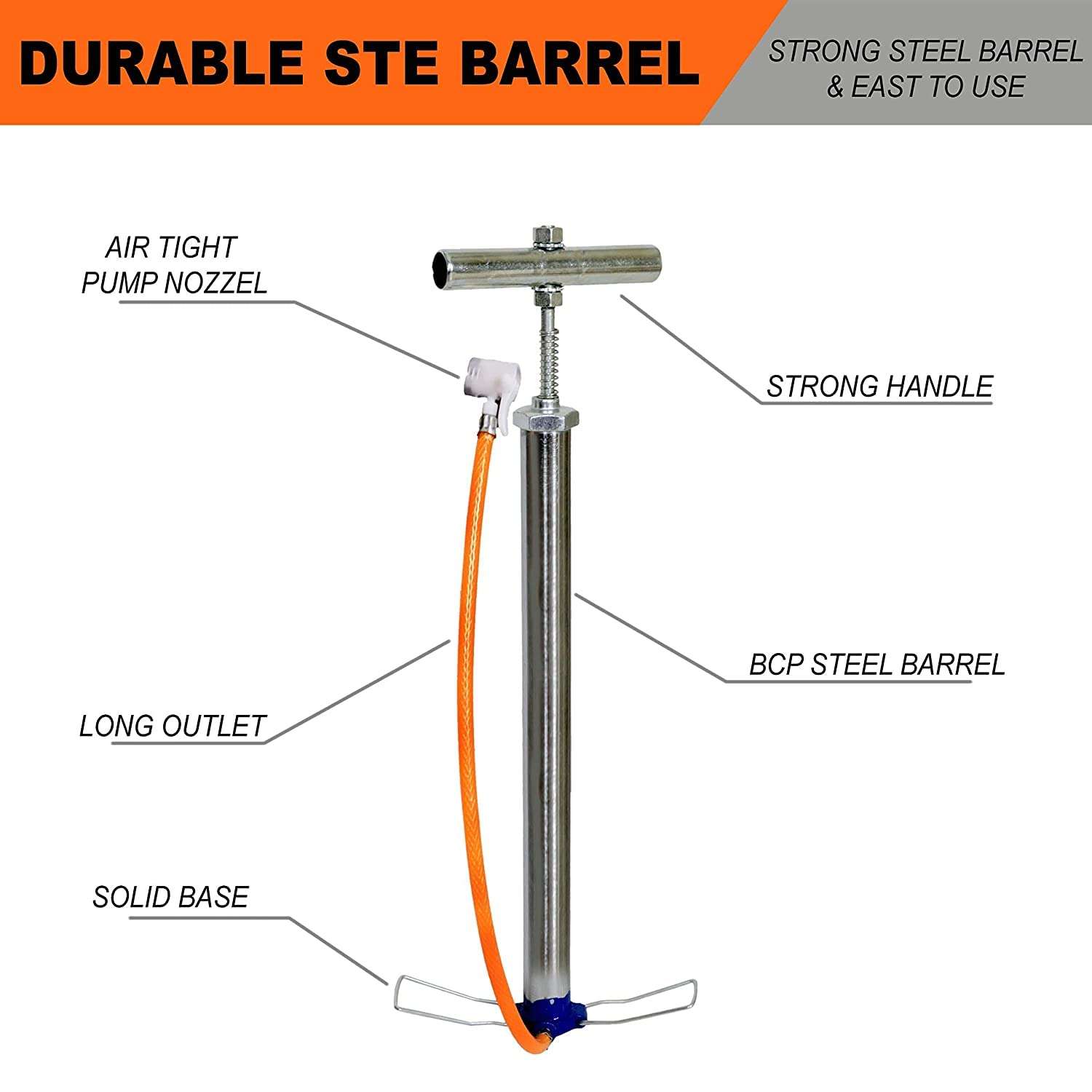 Pmg Bicycle Pump, Cycle Pump, Air Pump, Bicycle Air Pump, Cycle Air Pump, Air Inflator 3