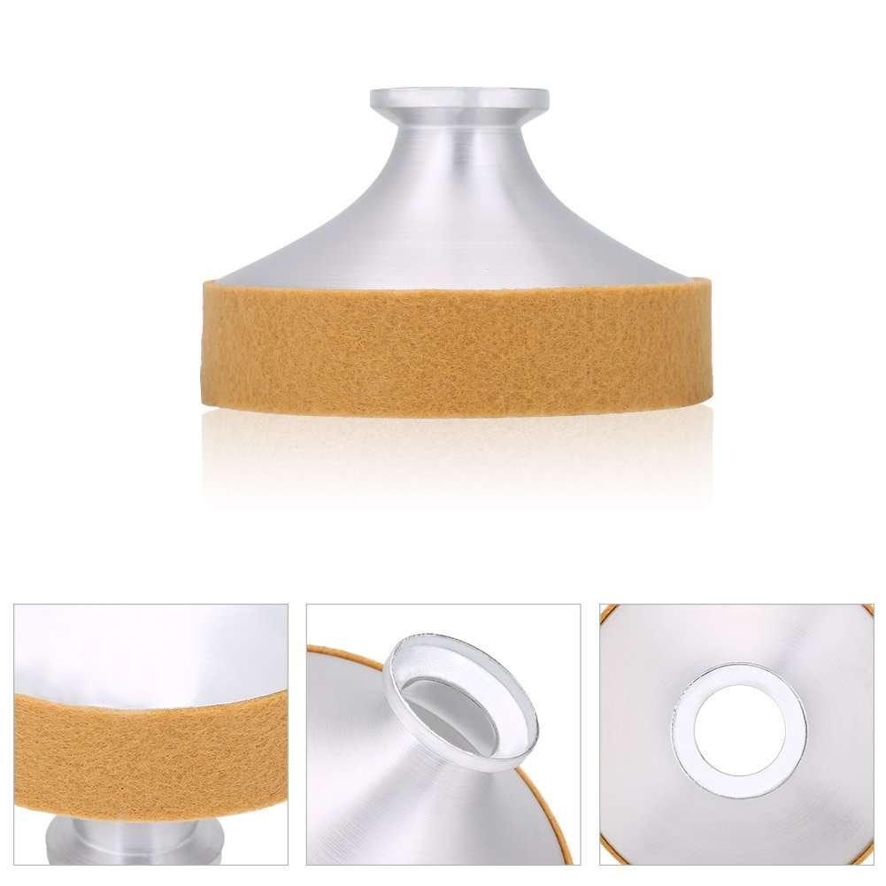 Tenor Sax Mute Eujgoov Aluminum Alloy Saxophone Sound Dampener Silencer Accessory for Tenor Saxophone 3