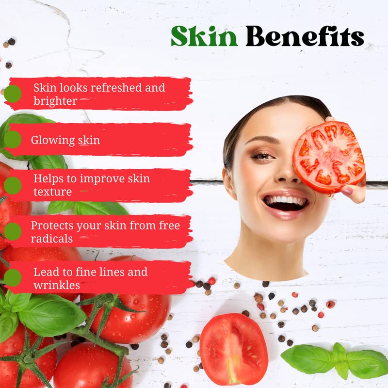 100% Natural & Pure Tomato Powder For Brighten up Complexion, Anti Aging, Help To Reduce Acne & Age Spot, Fine Line, Face Pack (100 GM) 2