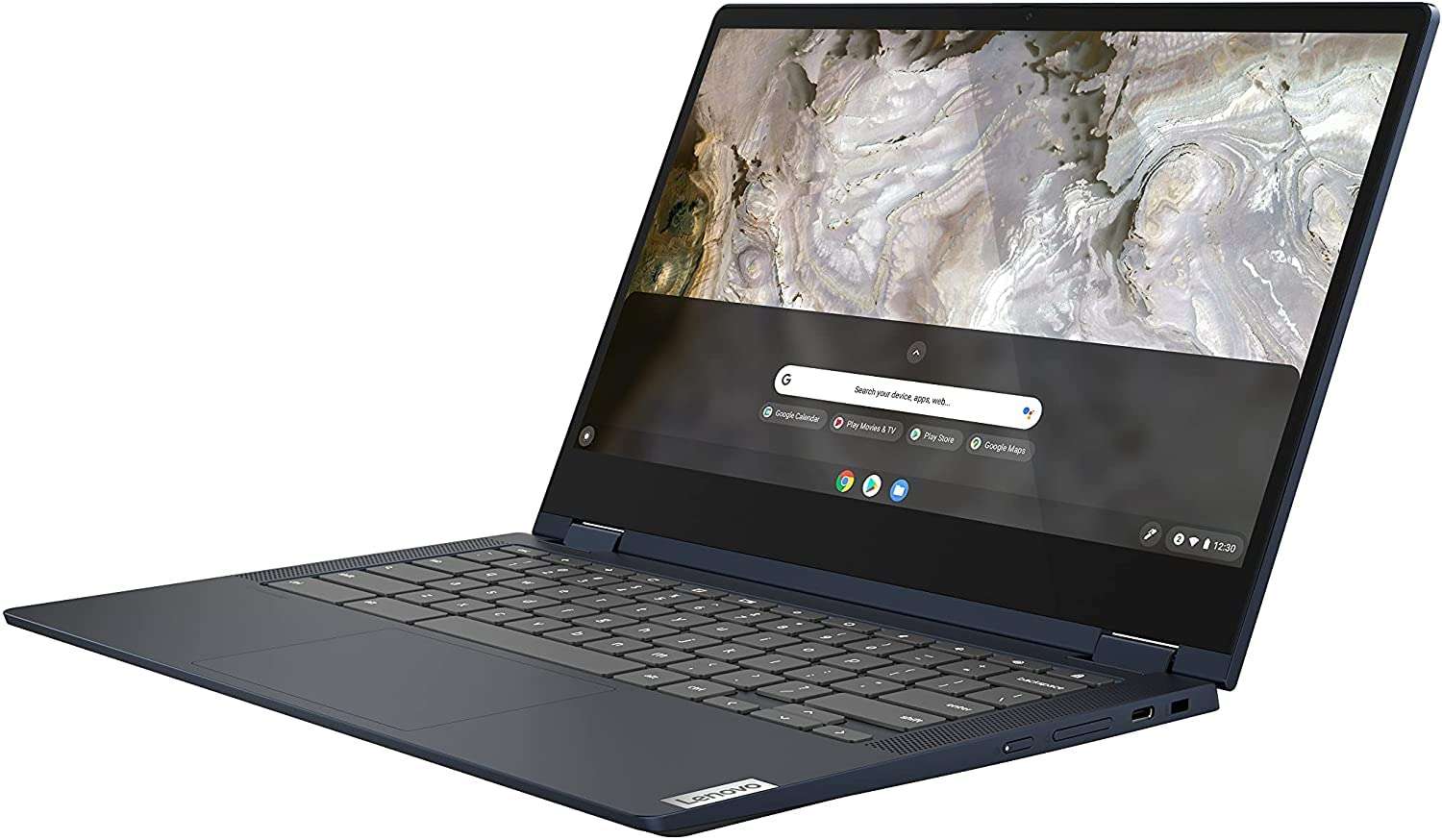 Lenovo Flex 5i 13.3" FHD Touchscreen 2-in-1 Chromebook, Intel i3-1115G4(Up to 4.1GHz, Beat i5-8250U), 8GB RAM, 320GB Space(64GB eMMC+256GB Card), WiFi6, Bluetooth, Webcam, USB-C, Chrome OS+JVQ 2