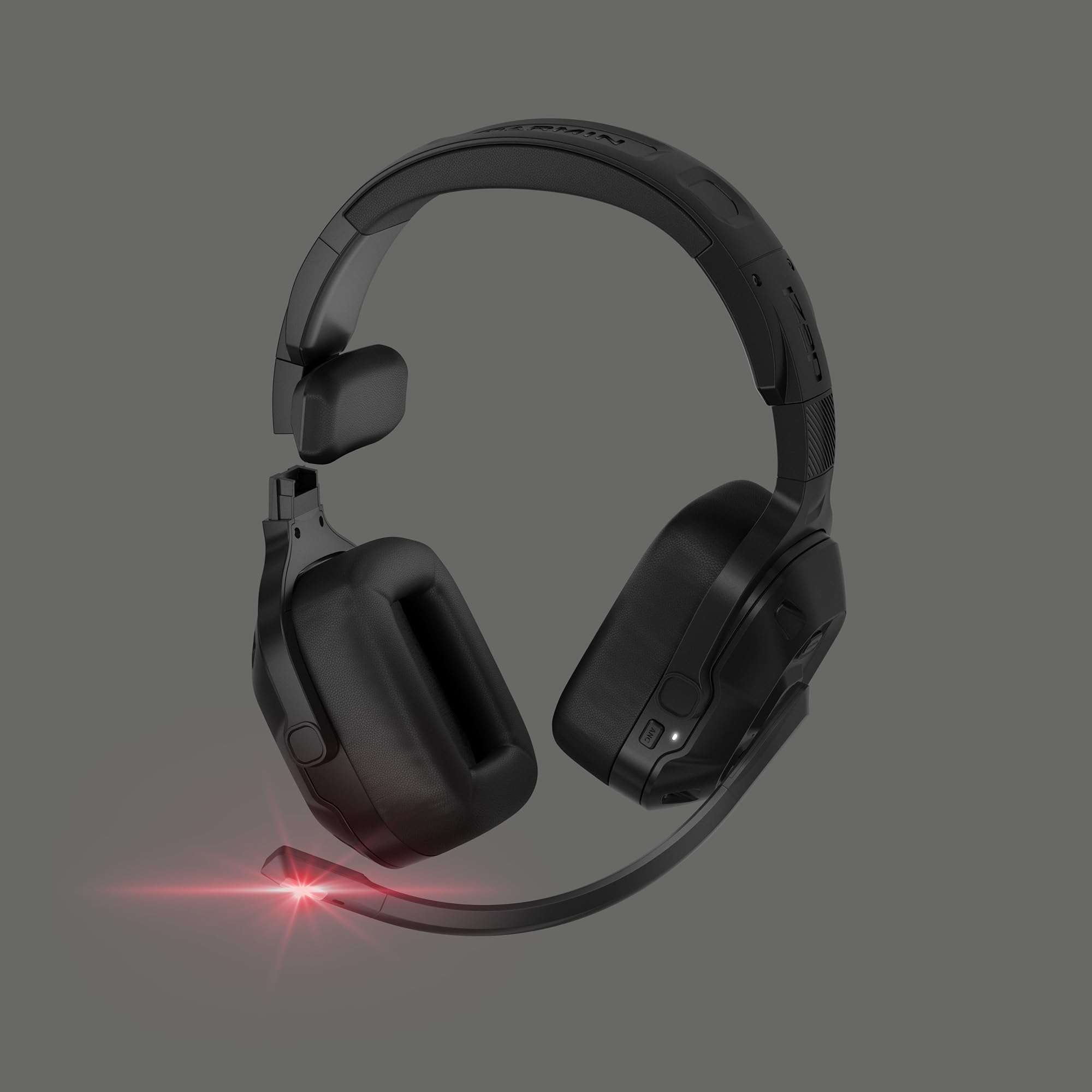 Garmin dēzl™ Headset 210, 2-in-1 Premium Trucking Headset, Active Noise Cancellation, Long Battery Life, 60 Hours of Talk Time, Built-in LED Flashlight, Convertible Design 2