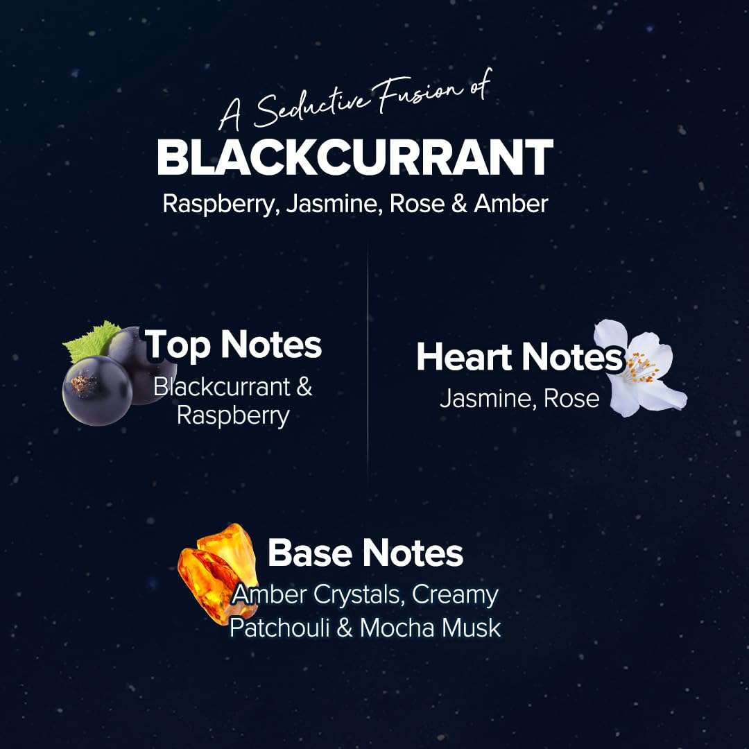 Aqualogica Refresh+ Mid Night Bloom Perfume Body Mist - 150 ml | Dark & Sensual Notes of Raspberry & Amber | Long- Lasting Fragrance | Non-Irritating & Hydrating | Skin Friendly | Infused with Zemea & Hyaluronic Acid 4