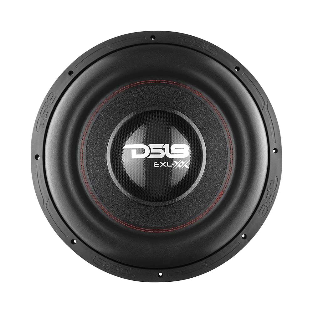 DS18 EXL-XX15.4DHE 15” High Excursion Car Subwoofer 4000 Watts Dual Voice Coil 4+4 Ohms (1 Speaker) 3