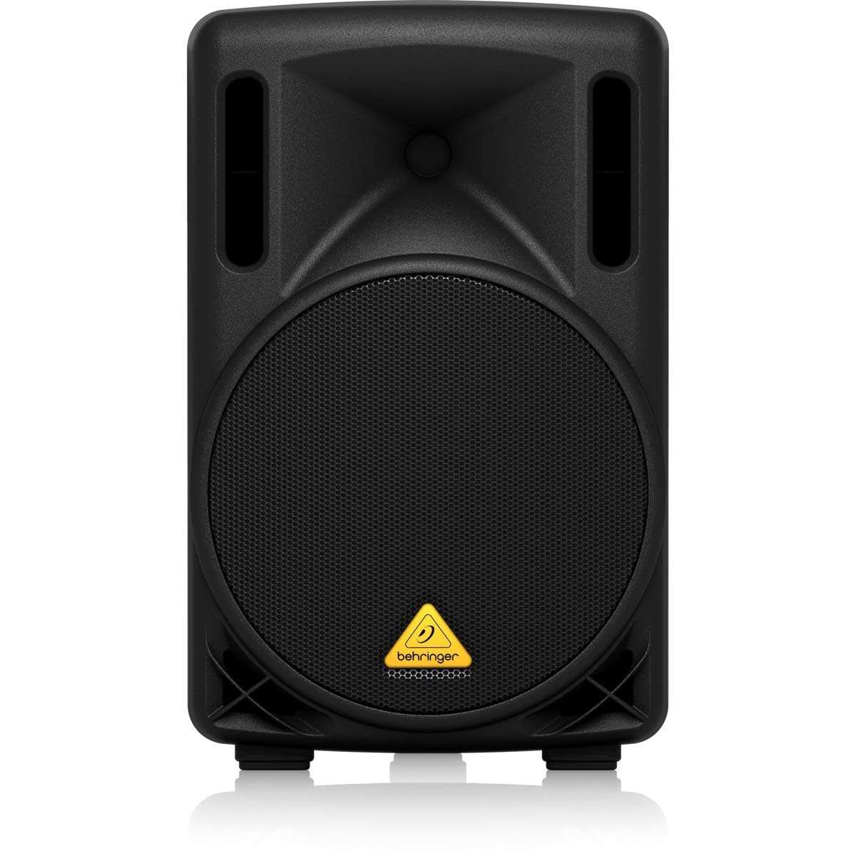 Behringer Eurolive B210D 10" 200W 2-Way Powered PA Speaker System, Bundle with Speaker Stand and 2X 25' XLR Microphone Cable 3