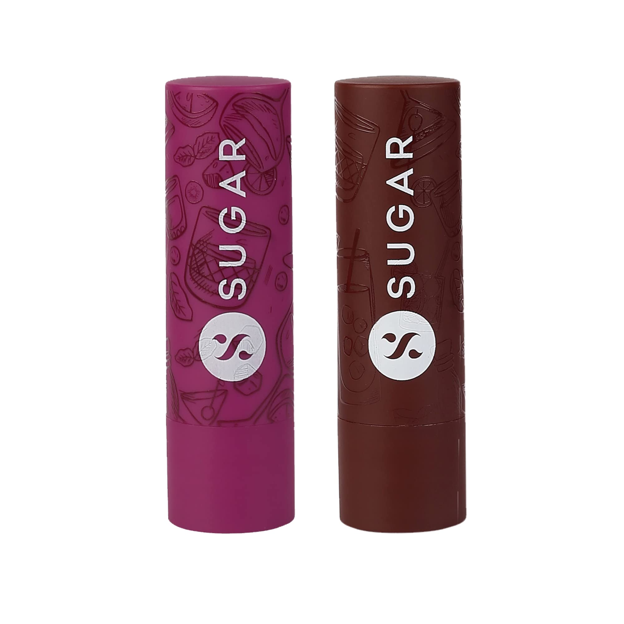 SUGAR Cosmetics - Tipsy Lips - Moisturizing Balm - Lip Moisturizer for Dry and Chapped Lips, Enriched with Shea Butter and Jojoba Oil | 04 L.I.I.T & 07 Bramble - Pack of 2 1